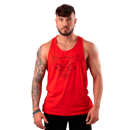 WOLF RED POWER TANK TOP