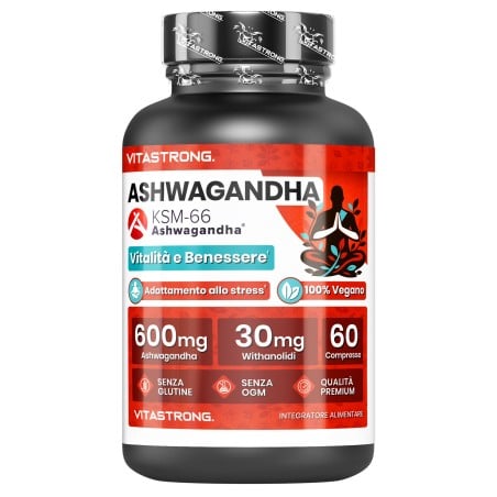 ASHWAGANDHA KSM-66® | Stress och Vitalitet | Vitastrong