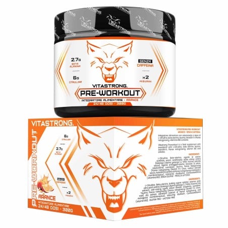 PREWORKOUT - CAFFEINE FREE | Koffeinfri Energi | Vitastrong